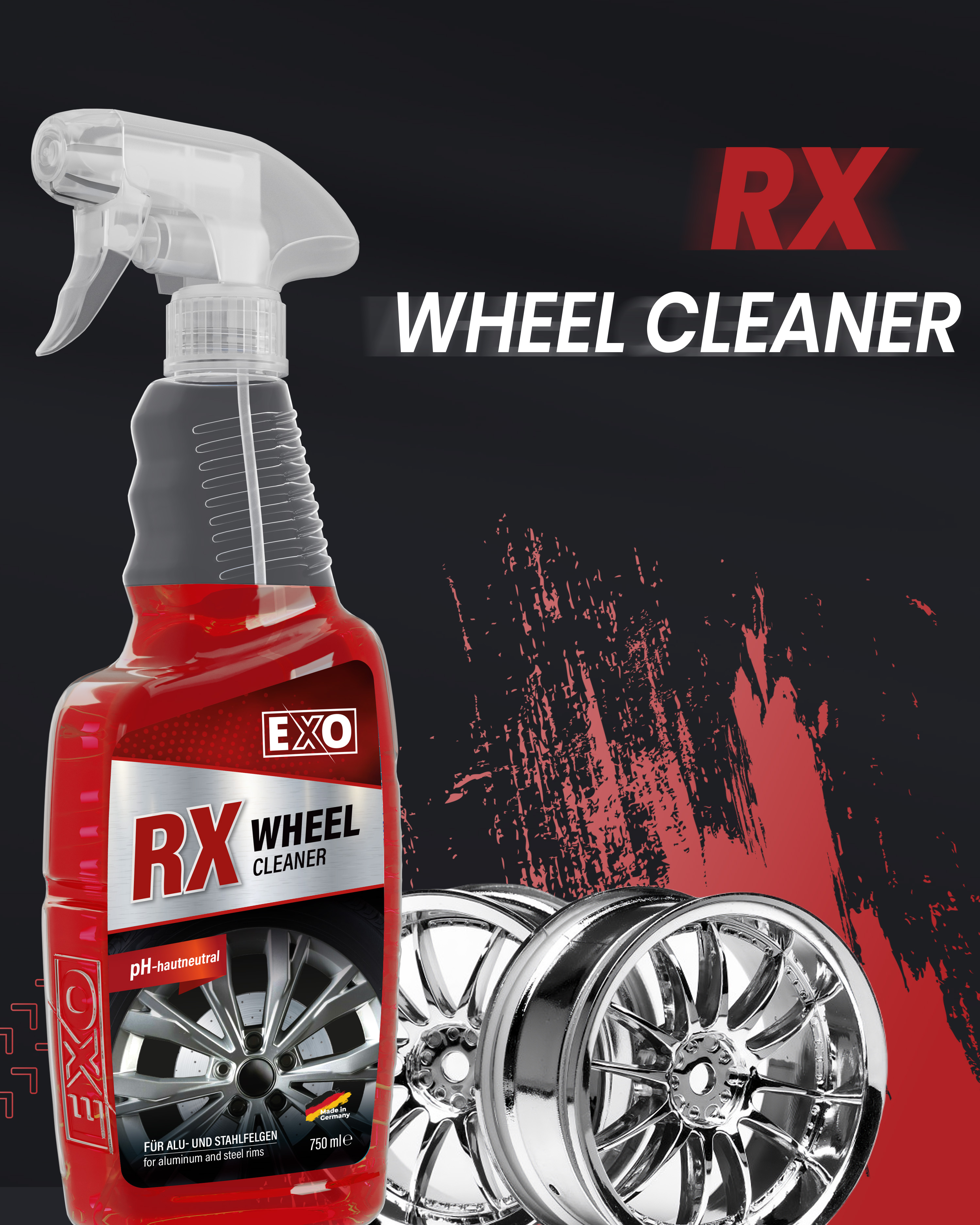 RX WHEEL CLEANER - pH-neutraler Felgenreiniger