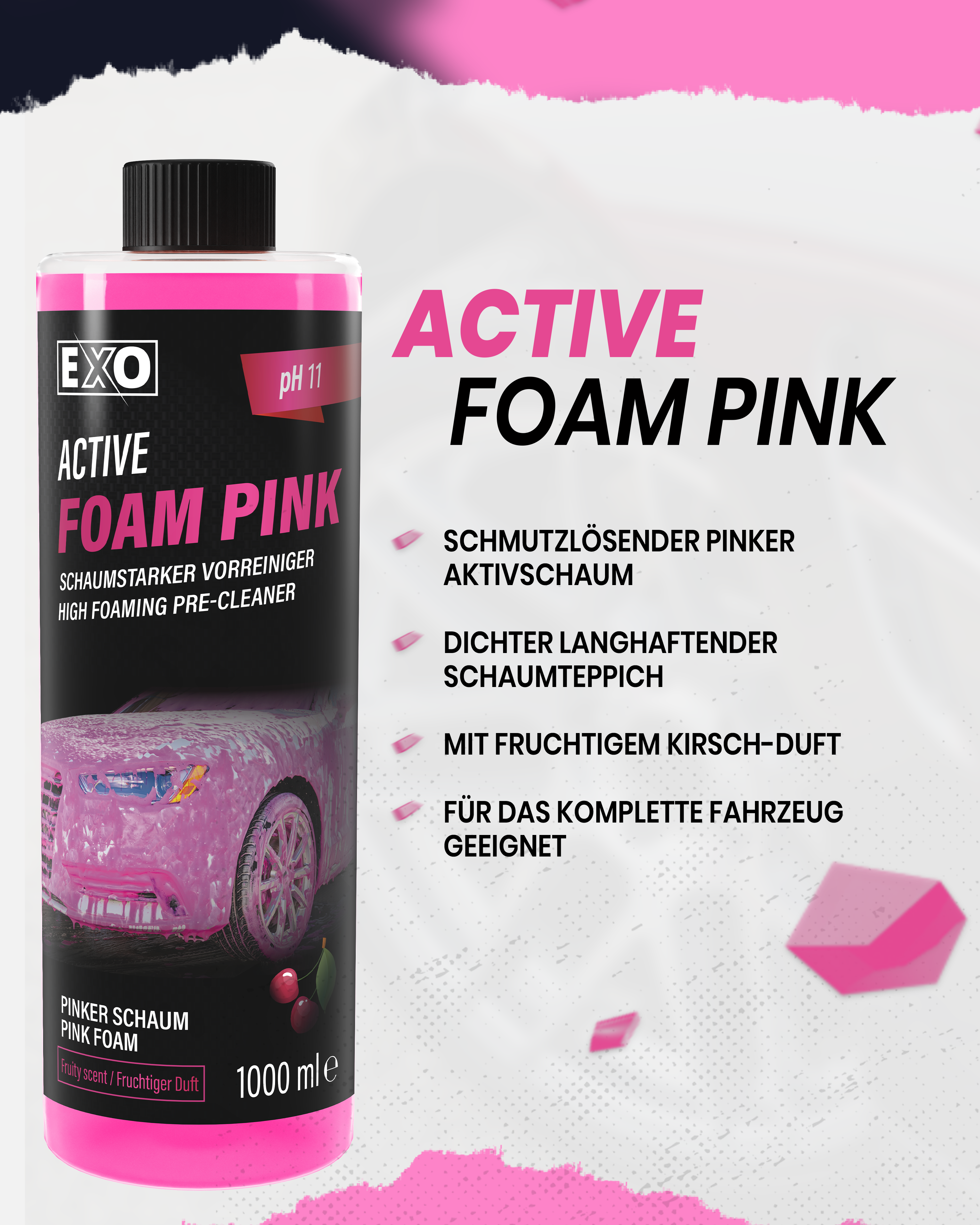 Active Foam Pink -  NTA-freier Aktivschaum 