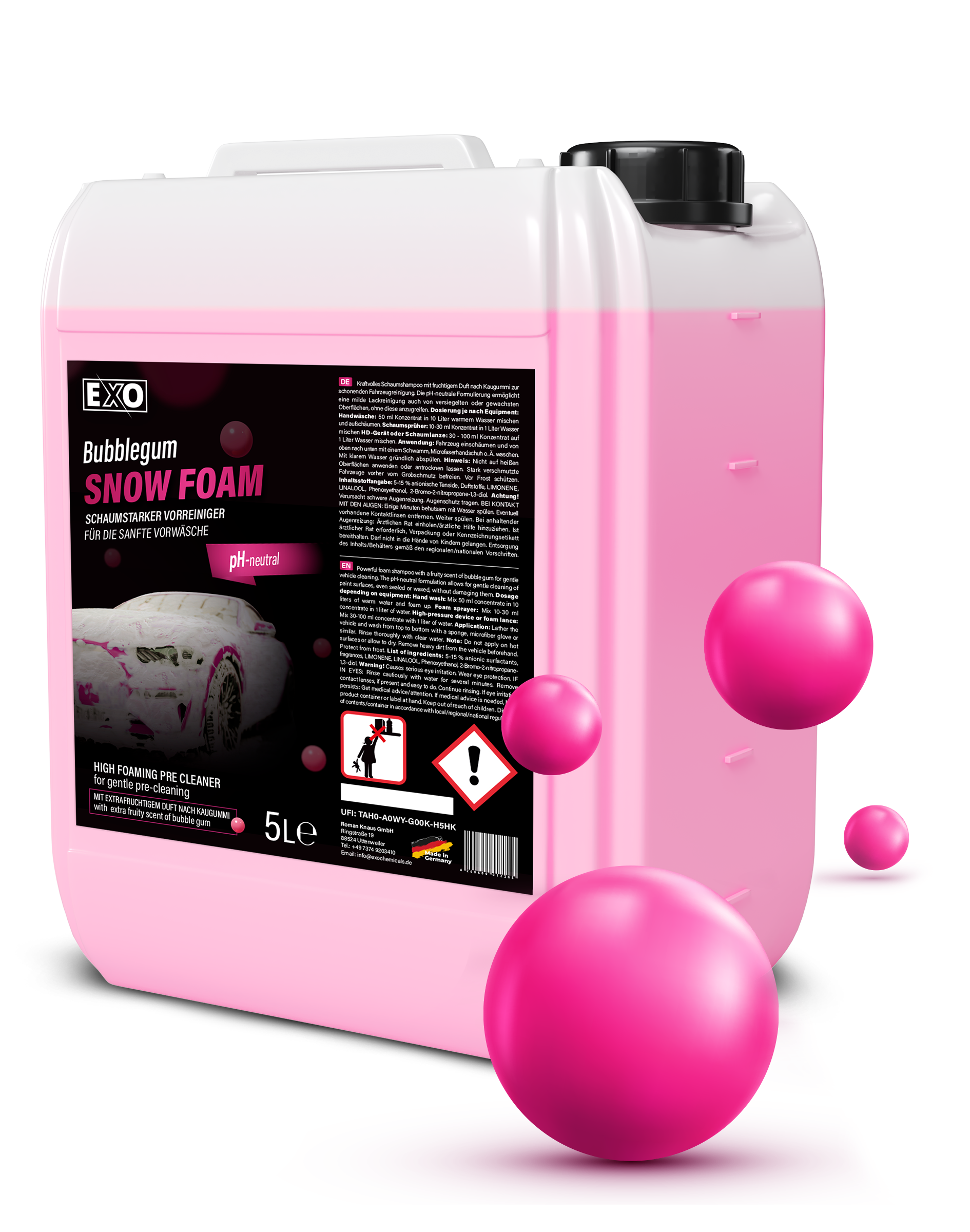 Snow Foam Bubblegum - pH-neutraler Snow Foam 