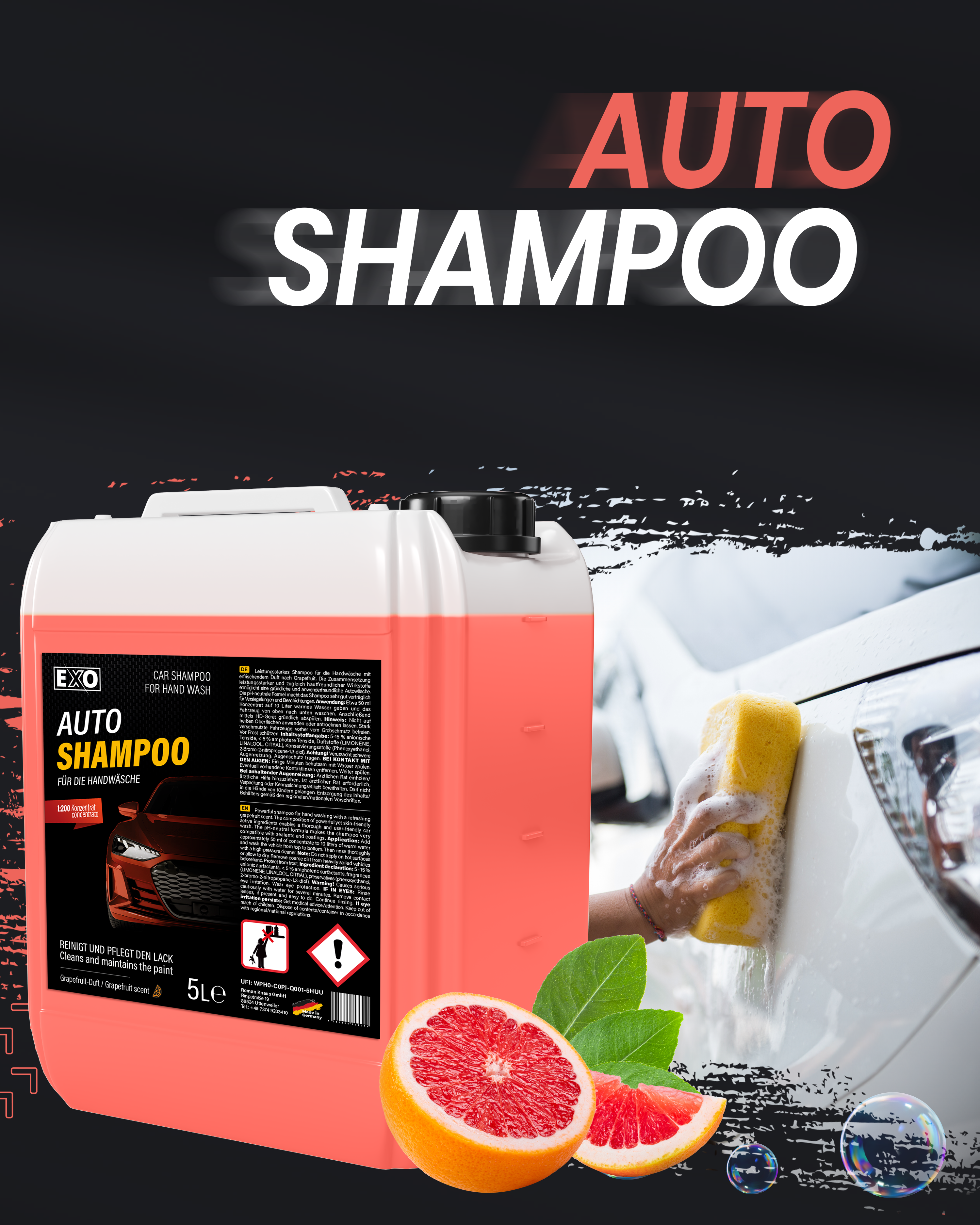 Autoshampoo Grapefruit