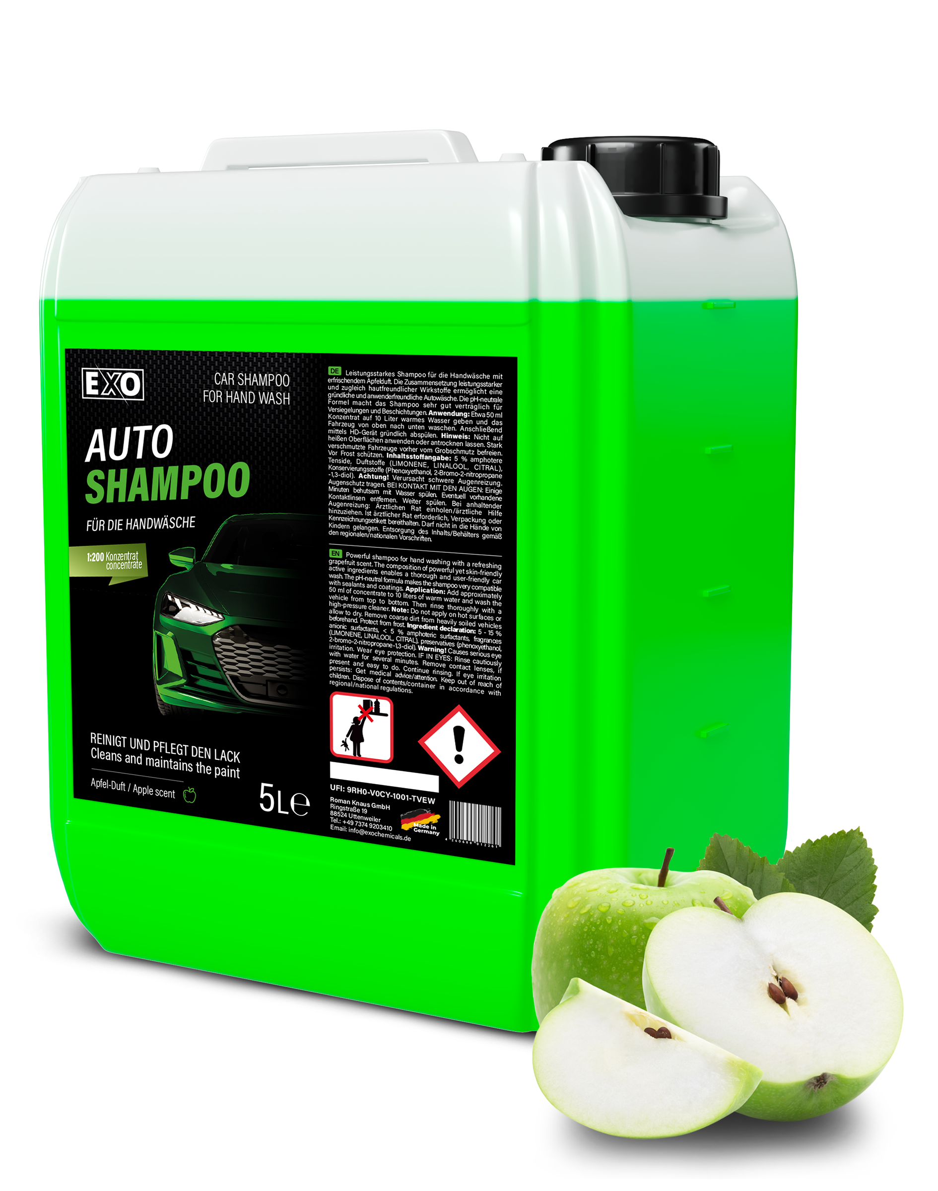 Autoshampoo Apfel 