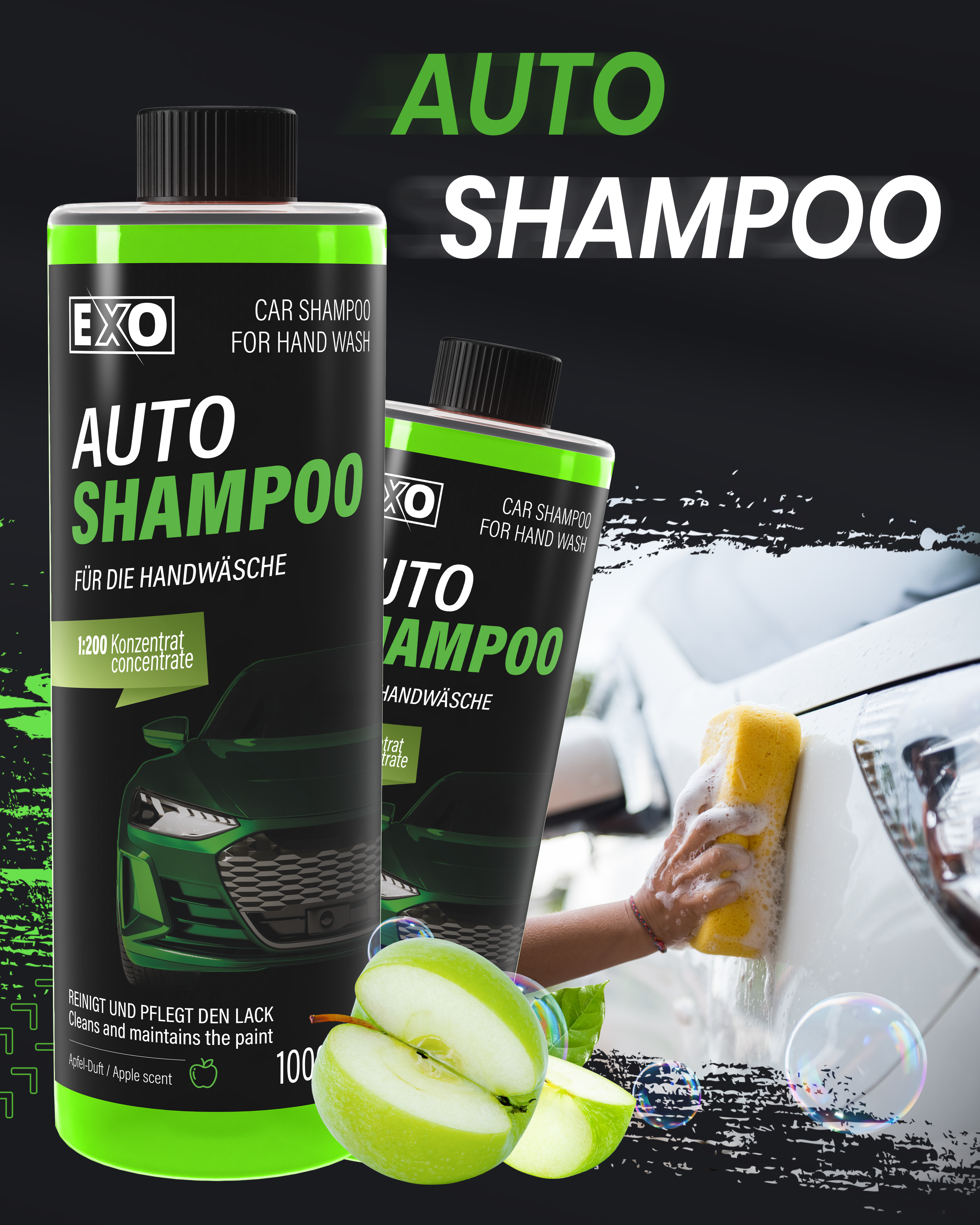 Autoshampoo Apfel 