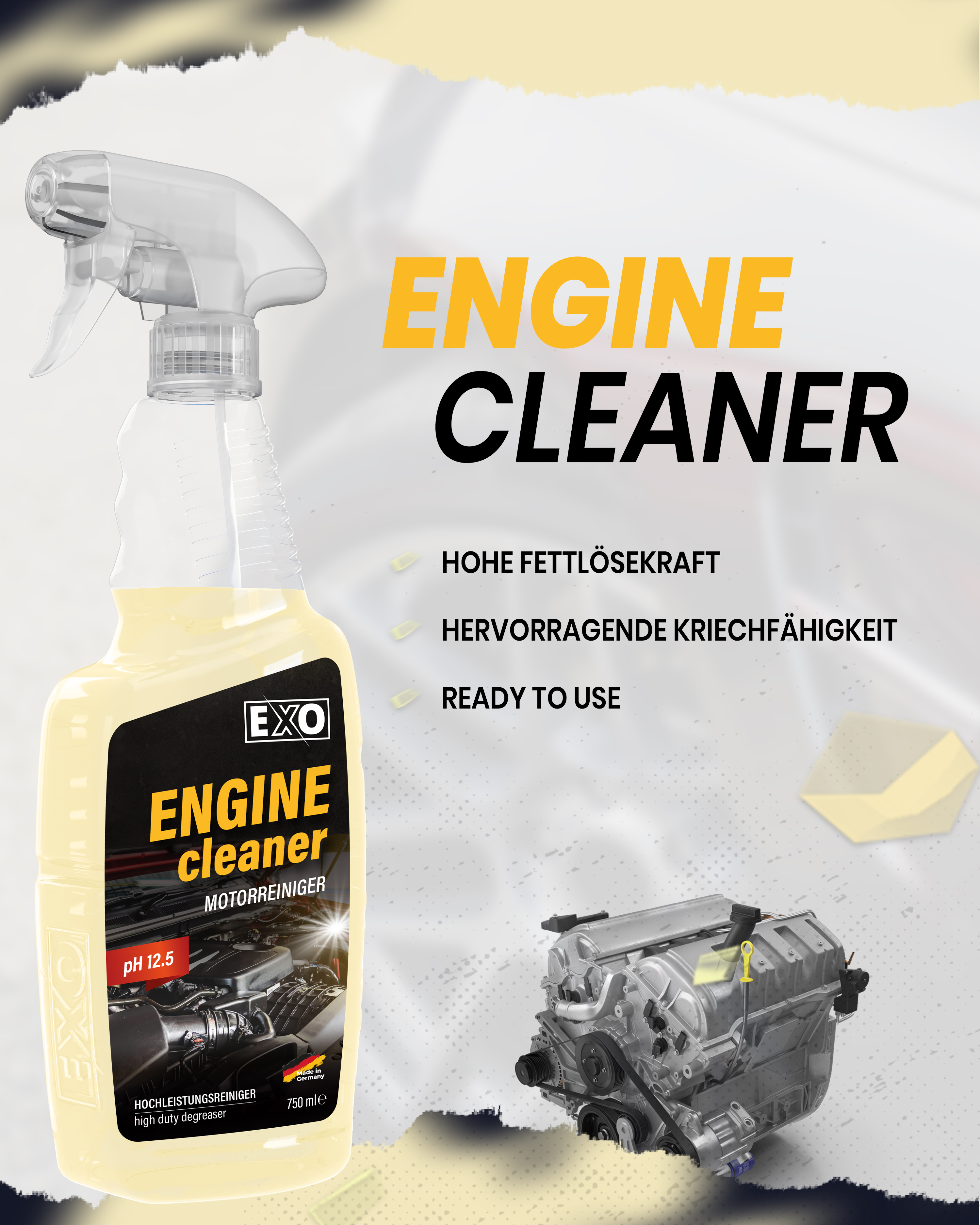 ENGINE CLEANER - Motorreiniger 