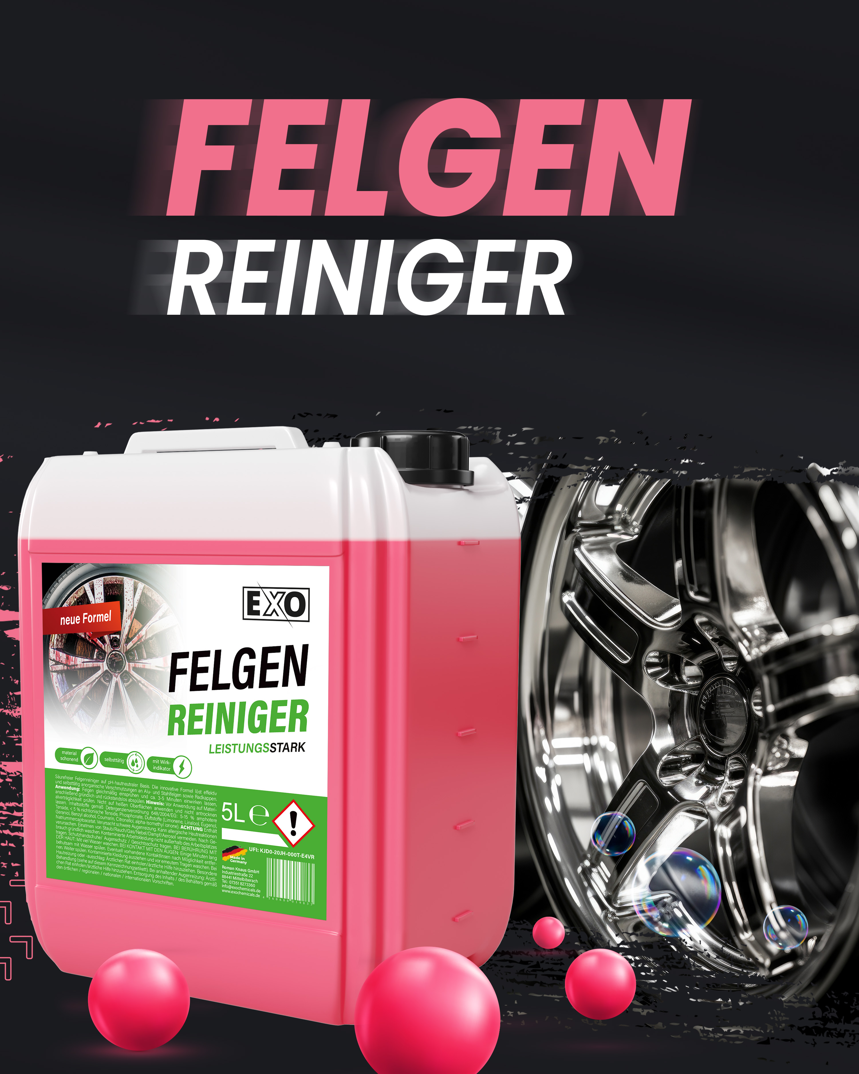 pH-neutraler Felgenreiniger - der Klassiker