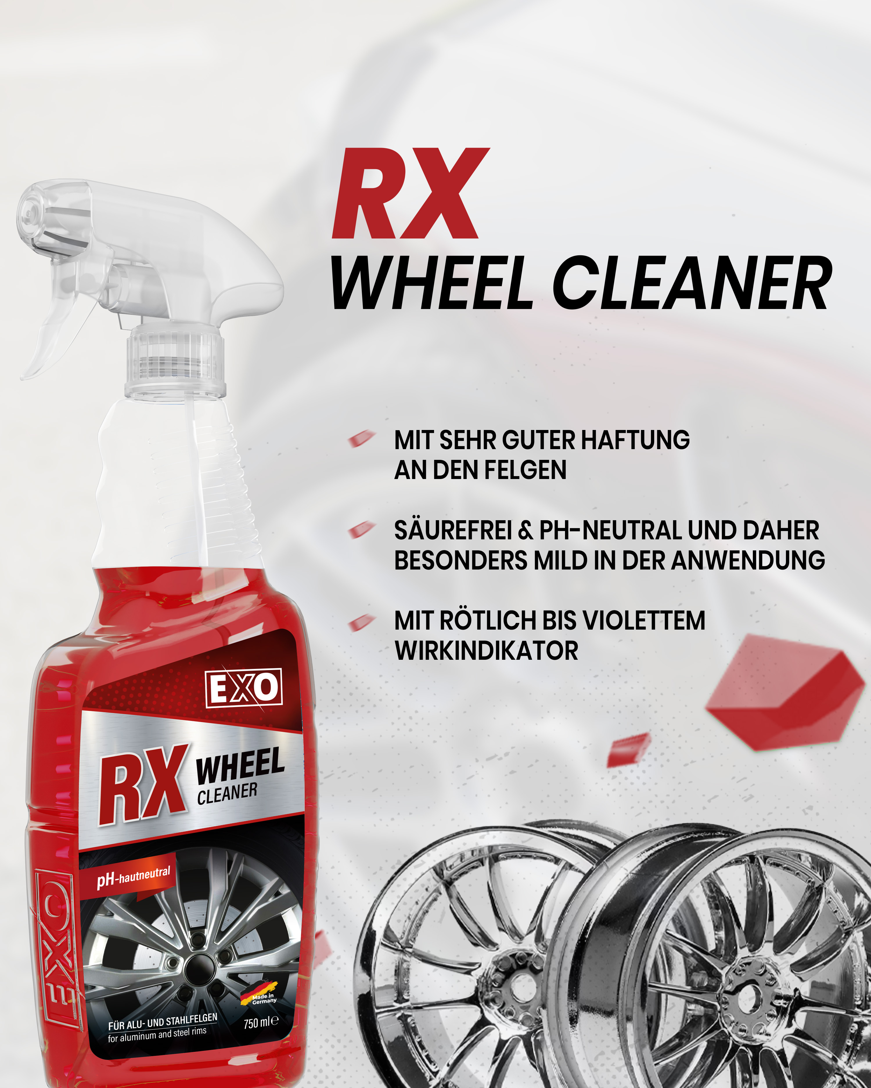 RX WHEEL CLEANER - pH-neutraler Felgenreiniger