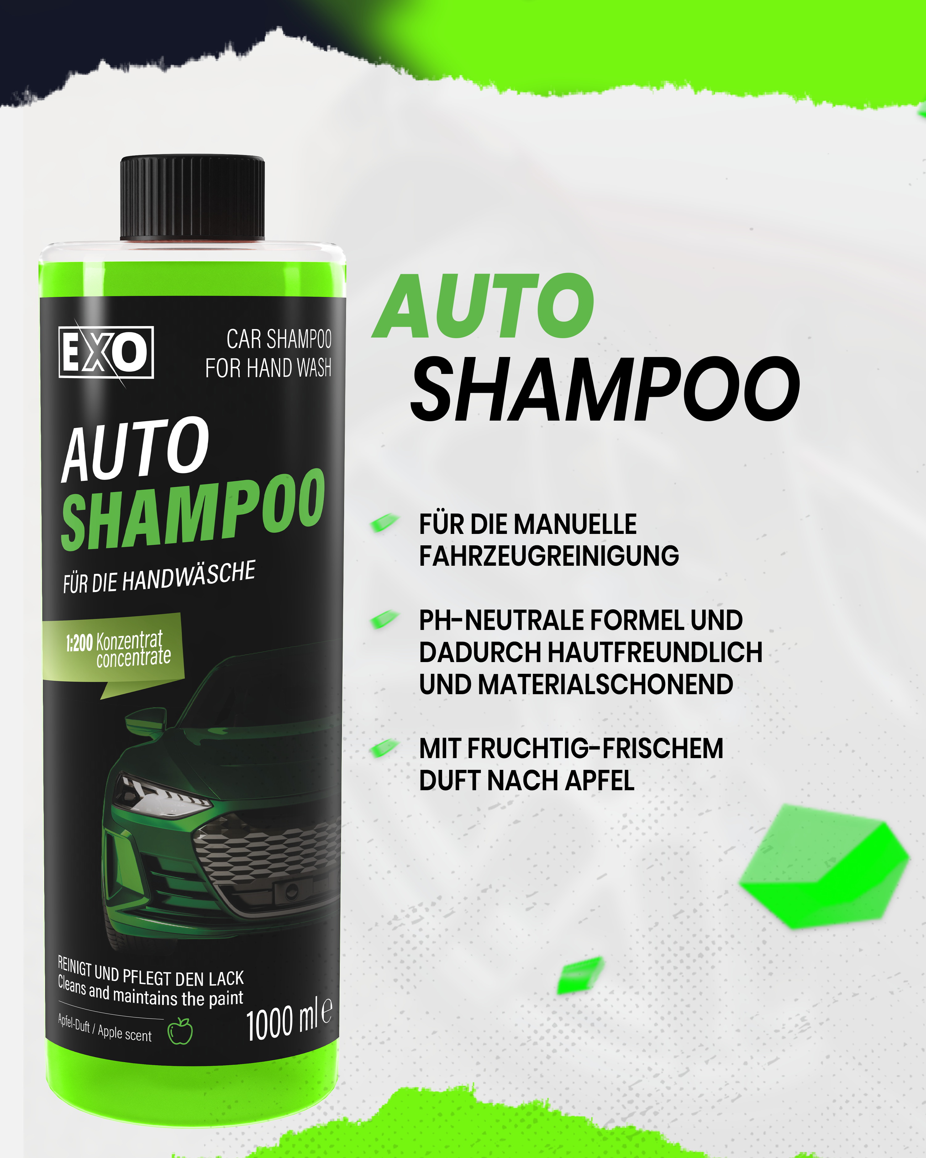 Autoshampoo Apfel 